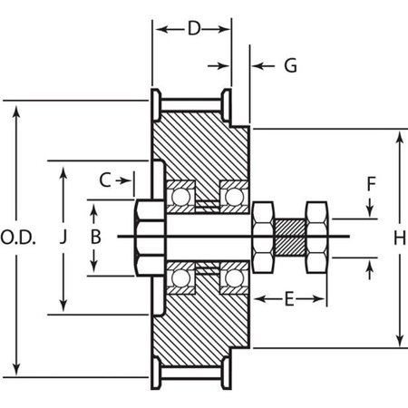 GATES Idler Sprockets, 62-IDL-SPRK 62-IDL-SPRK